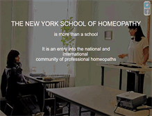 Tablet Screenshot of nyhomeopathy.com